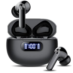 Wireless Earbuds, Bluetooth 5.3 Headphones LED Power Display, 2025 New Wireless Earphones, 4 ENC Noise Cancelling Mic, HiFi Stereo, 48H Playtime Mini Case IP7 Waterproof for...