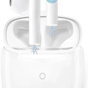 Wireless Earbuds, Bluetooth 5.3 in Ear Buds Light-Weight Headphones, IP7 Waterproof, 40H Playtime, Built-in 4 Mics Headset, Clear Calls Earphones Suitable for exercise, running,...