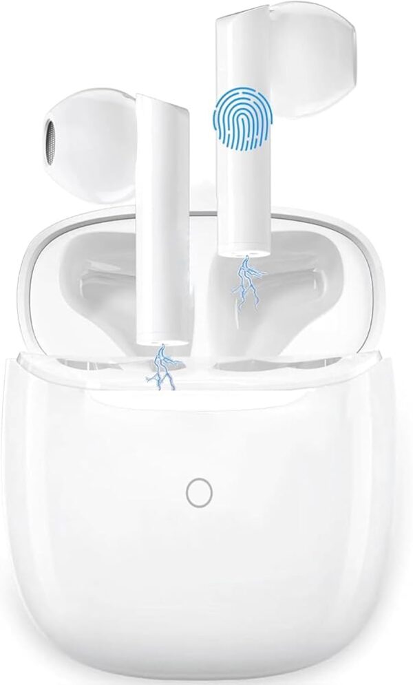 Wireless Earbuds, Bluetooth 5.3 in Ear Buds Light-Weight Headphones, IP7 Waterproof, 40H Playtime, Built-in 4 Mics Headset, Clear Calls Earphones Suitable for exercise, running,...