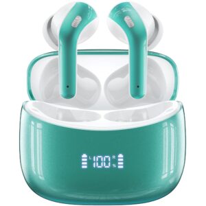 Wireless Earbuds Bluetooth 5.4 Headphones 60H Playtime Bass Stereo Ear Buds with Noise Cancelling Mic LED Display Earbud & in Ear Earphones IP7 Waterproof for Laptop Pad Phones...