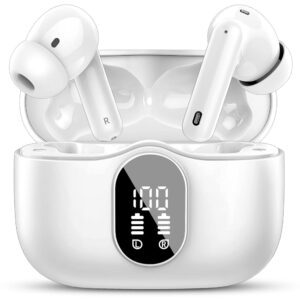 Wireless Earbuds Bluetooth 5.4 Headphones Bass Stereo Ear Buds with Noise Cancelling Mic LED Display in Ear Earphones IP7 Waterproof 36H Playtime for Laptop Pad Phones Sports... Wireless Earbuds Bluetooth 5.4 Headphones Bass Stereo Ear Buds with Noise Cancelling Mic LED Display in Ear Earphones IP7 Waterproof 36H Playtime for Laptop Pad Phones Sports...