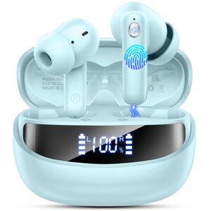 Wireless Earbuds, Bluetooth 5.4 Headphones with 4 ENC Noise Cancelling Mic, 45Hrs Playtime Bluetooth Earphones HiFi Stereo Deep Bass, in Ear Earbuds IP7 Waterproof, Wireless... Wireless Earbuds, Bluetooth 5.4 Headphones with 4 ENC Noise Cancelling Mic, 45Hrs Playtime Bluetooth Earphones HiFi Stereo Deep Bass, in Ear Earbuds IP7 Waterproof, Wireless...