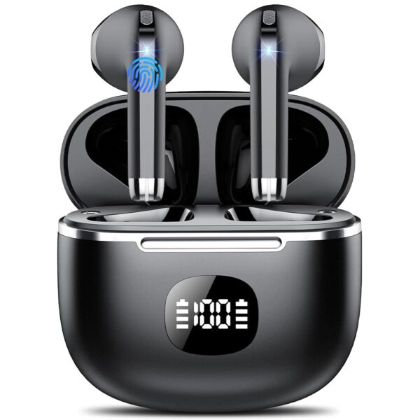 Wireless Earbuds, Bluetooth Headphones 5.3, 50H Playtime LED Display Deep Bass Ear Buds with 4 ENC Noise Cancelling Mic, IP7 Waterproof in-Ear Earphones for Phone Tablet Laptop... Wireless Earbuds, Bluetooth Headphones 5.3, 50H Playtime LED Display Deep Bass Ear Buds with 4 ENC Noise Cancelling Mic, IP7 Waterproof in-Ear Earphones for Phone Tablet Laptop...