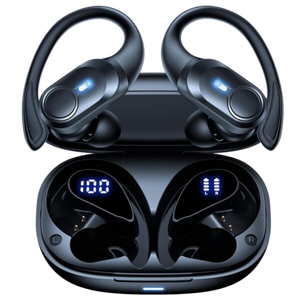 Wireless Earbuds Bluetooth Headphones Ear Buds 70H Playback Digital Display Wireless Charging Case Deep Bass Earphones Over Ear Sport Waterproof Bluetooth Headset for Workout... Wireless Earbuds Bluetooth Headphones Ear Buds 70H Playback Digital Display Wireless Charging Case Deep Bass Earphones Over Ear Sport Waterproof Bluetooth Headset for Workout...