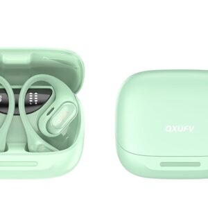 Wireless Earbuds Bluetooth Headphones, Ear Buds with Deep Bass, 40H Long Playtime, Power Display, IPX7 Waterproof in Ear Earphone with Mic for Phone Tablet Sports Workout, Black