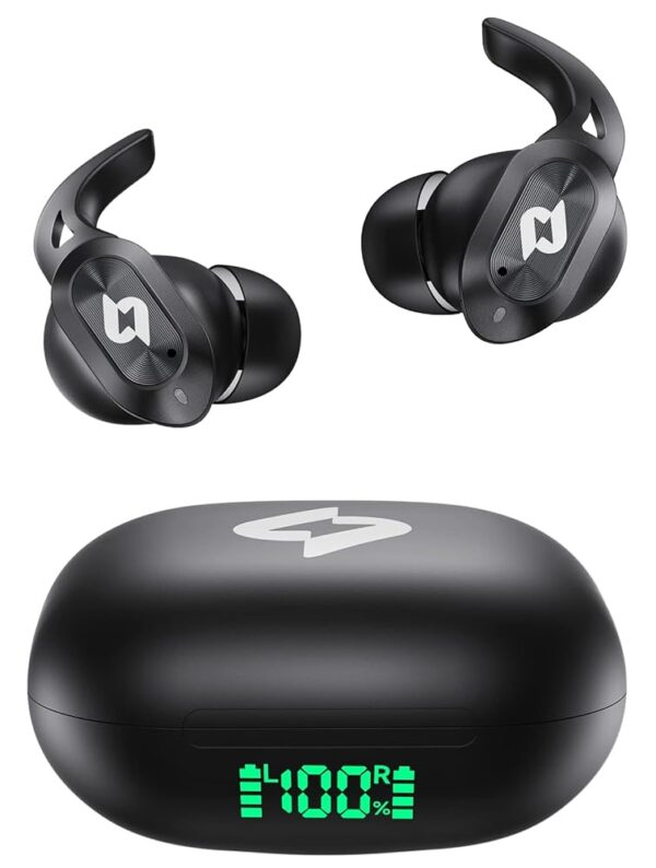 Wireless Earbuds Bluetooth Headphones with Wireless Charging Case 32H Playback LED Display in Ear Earphones Waterproof Ear buds Built in Mic Stereo Bass for iPhone Samsung...