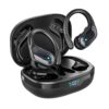 Wireless Earbuds, Sports Bluetooth Headphones, Ear Buds with 80hr Playtime, Noise Canceling, LED Power Display, IPX7 Waterproof Earphones for Workout/Running Black Wireless Earbuds, Sports Bluetooth Headphones, Ear Buds with 80hr Playtime, Noise Canceling, LED Power Display, IPX7 Waterproof Earphones for Workout/Running Black