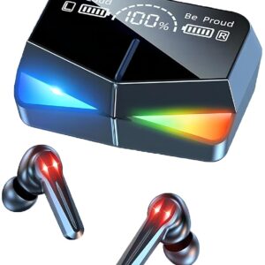 Wireless Earbuds,Wireless Headset, Waterproof, Earphones, LED Battery Display auriculares,3D Stereo Audio Full Touch Screen Headset, Bluetooth Headphones (RE-M28-C3)