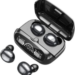 Wireless Earphones, Bluetooth 5.4 Receiver, High-Definition Stereo Noise Cancelling Earphones, Newly Designed Sliding Cover Charging Case, Ipx7 Waterproof Sports Headphone